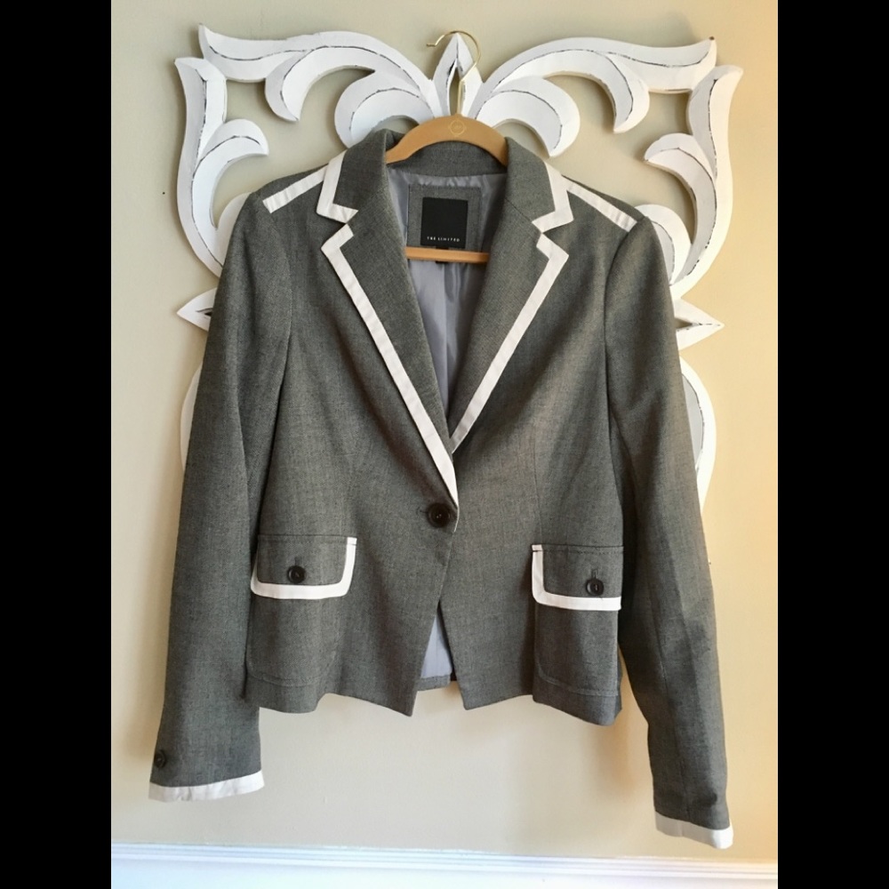 NWOT The Limited Blazer Gray